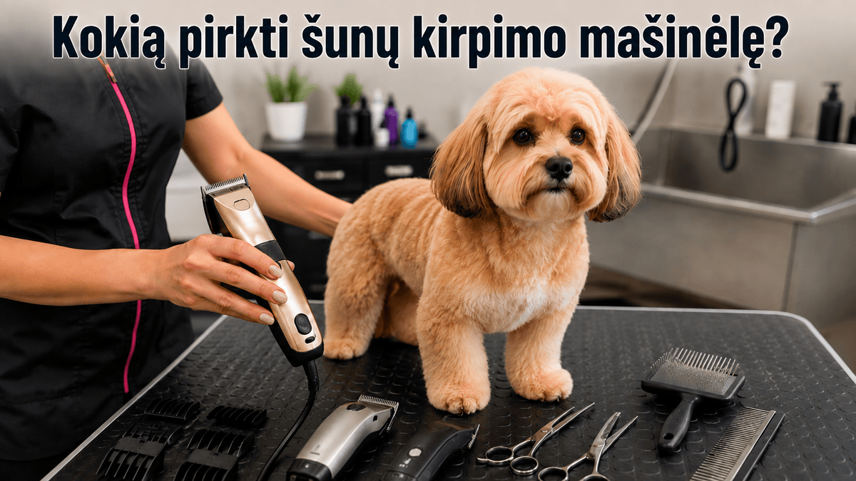 Kokią pirkti šunų kirpimo mašinėlę?